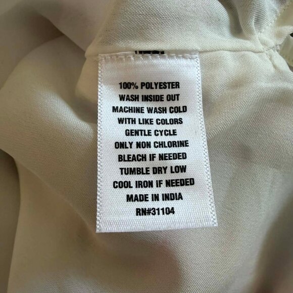 Crown & Ivy Plaid Ruffle Stand Up Ruffled Collar Blouse Top NWT - Picture 7 of 7